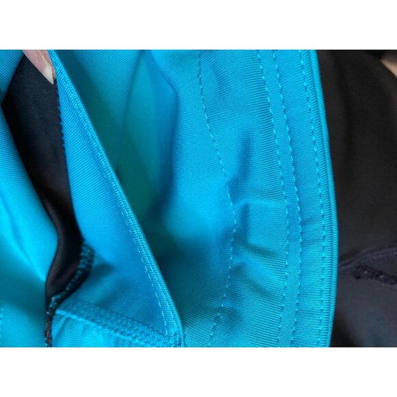 Adidas Women's Black/Blue Climalite Leggings XS - Picture 7 of 11